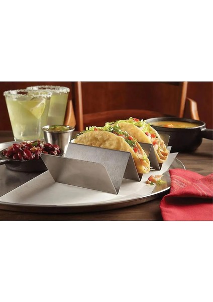 Taco Tutucu Stand Meksika Mutfak Taco Holder ( 23*10) cm (Tekli) % 100 Yerli Üretim