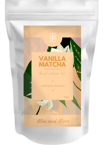 Mim And More Vanilla Matcha - Vanilyalı Matcha 50 gr