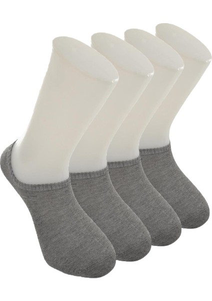 Erkek 4 Lü Plus Dikişsiz Kokulu Bambu Sneaker Görünmez Çorap