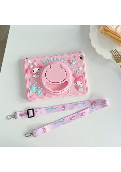 Samsung Galaxy Tab A7 10.4 T500 T505 T507 Kılıf Elegance Cute Dolls Standlı Çocuklar Için Karakterli fiyatları