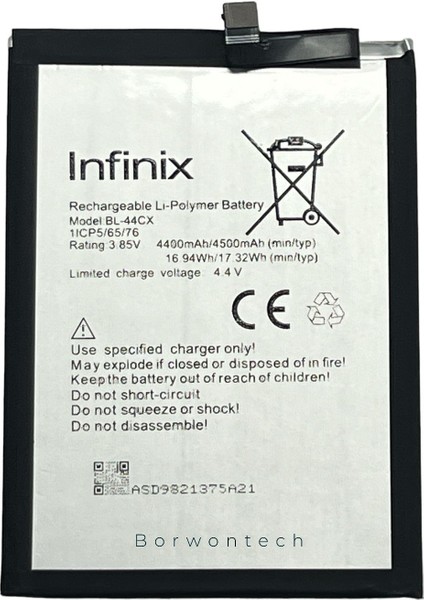 Infinix Zero 8 (BL-44CX) Batarya