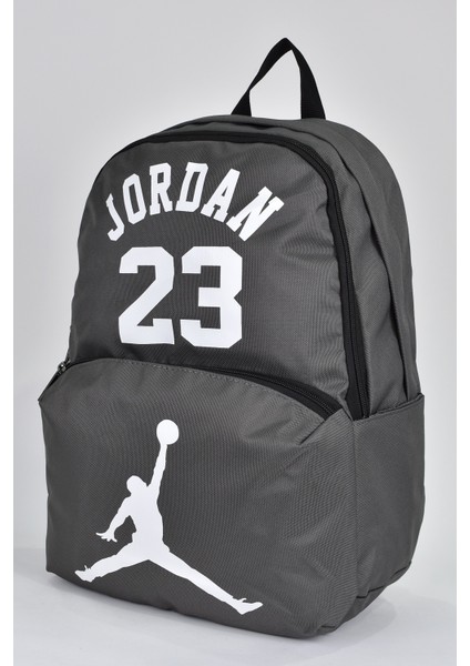 Jordan Unisex Çok Gözlü Günlük Seyahat Okul Sırt Çantası Gri Q3086 modelleri