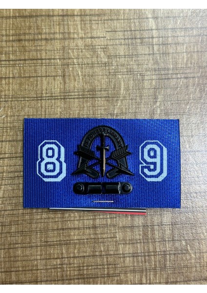 5x9 cm 6 8 Rakamlı Mavi Arma Apolet Dikiş Hobi Aksesuarı