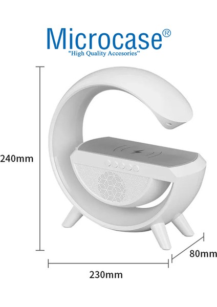 Bluetooth Hopörlörlü Kablosuz Şarj Cihazlı Rgb Şarj Edilebilir Gece Lambası - AL4097