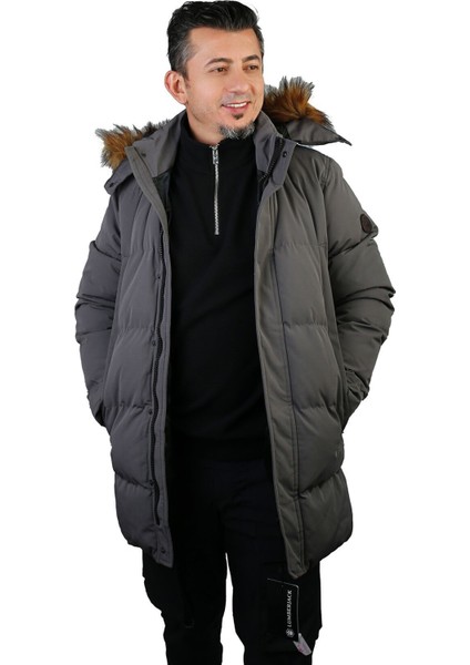 M- Aıdan Erkek Kapişonlu Parka -101347080 - Antrasit S - Antrasit fiyatları
