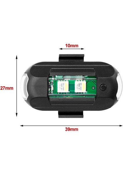 Şarjlı Mini LED Işık/motor Çakar Led/drone Işığı/anti Çarpışma Uyarı Işığı