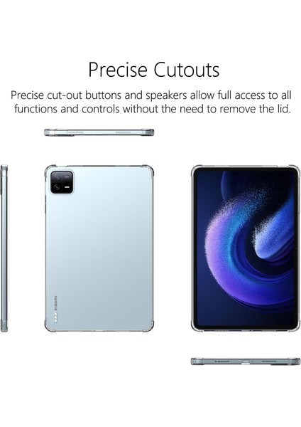 Xiaomi Pad 6 / 6 Pro Uyumlu Köşe Korumalı Airbagli Silikon Kılıf indirimleri