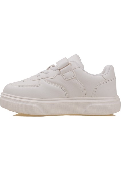 Beyaz Natural Memory Foam Hafif Çocuk Mevsimlik Sneaker