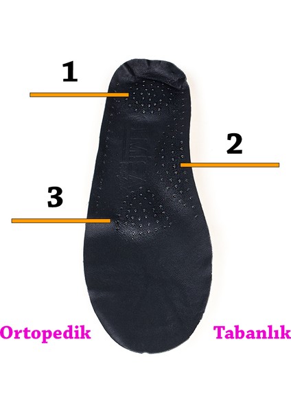 Siyah Lastikli Düz Kadın Comfort Ayakkabı