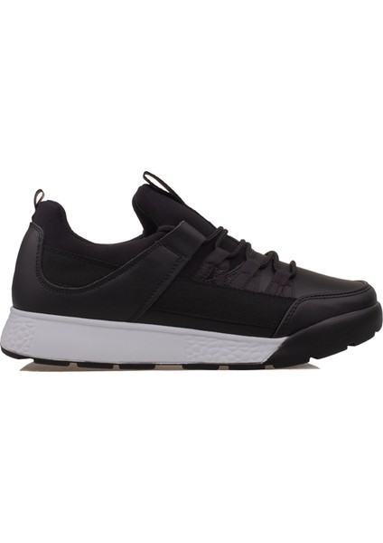 Siyah-Beyaz Lastik Bağlamalı Erkek Sneaker fiyatları