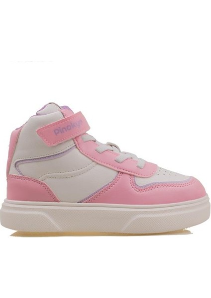 Pembe Memory Foam Hafif Çocuk Boğazlı Sneaker