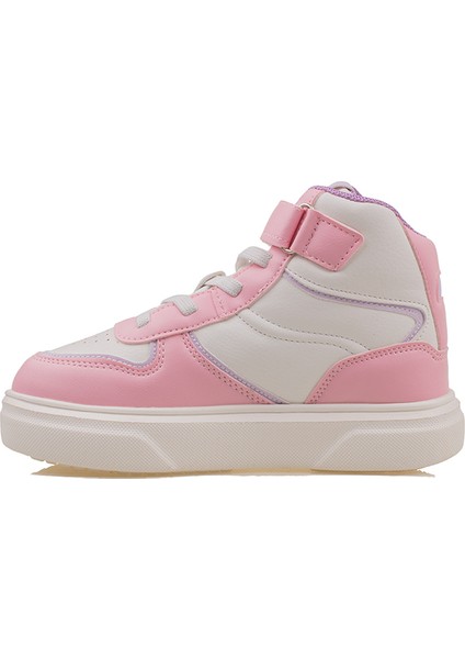 Pembe Memory Foam Hafif Çocuk Boğazlı Sneaker