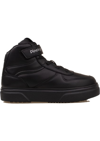 Siyah Memory Foam Hafif Çocuk Boğazlı Sneaker