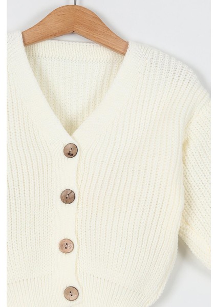 Selanik Örgüsü Triko Ahşap Düğmeli Oversize Basic Model Hırka fırsatları