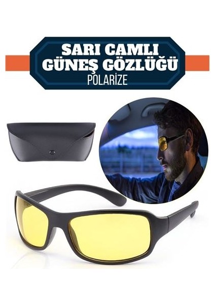 Modacar Polarize UV400 Sarı Camlı Güneş Gözlüğü 714857