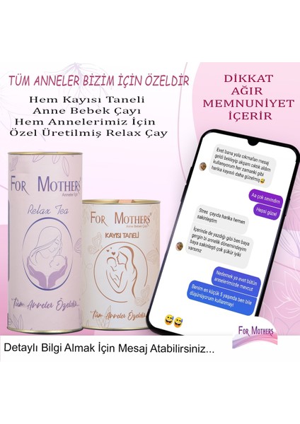 Emziren Anneler İçin Süt Arttırıcı Bitkisel Anne ve Bebek Çayı - Kayısı Taneli - İki Paket fırsatları
