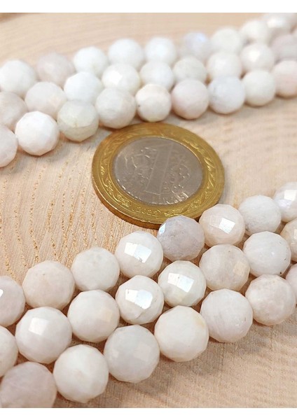 Ay Taşı Faset Kesim 8mm Unisex Ikili Bileklik fiyatları