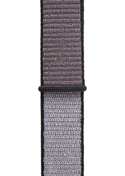 Watch Tüm Modeller Uyumlu Cırt Cırtlı Ayarlanabilir Bez Açık Gri Kordon 38 40 41 mm