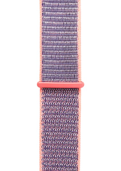 Watch Tüm Modeller Uyumlu Cırt Cırtlı Ayarlanabilir Bez Lila Kordon 42 44 45 49 mm