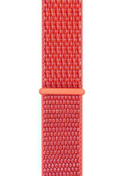 Watch Tüm Modeller Uyumlu Cırt Cırtlı Ayarlanabilir Bez Parlak Turuncu Kordon 42 44 45 49 mm