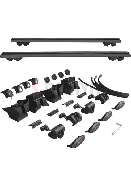 Mercedes C Class S205 2014-2021 Hook Anahtarlı Model Siyah Ara Atkı A+ Kalite