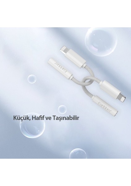Earldom OT68 Tak Çalıştır Lightning To Aux Dönüştürücü