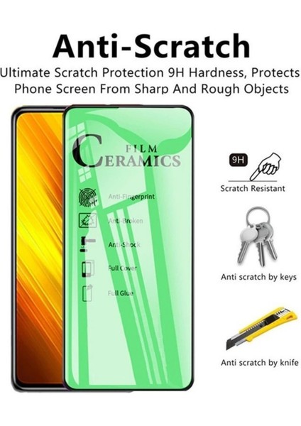 Infinix GT 10 Pro Nano Seramik 9D Ekran Koruyucu - Ultra Darbe Emici Etkin Koruma - Ekranı Tam Kaplar