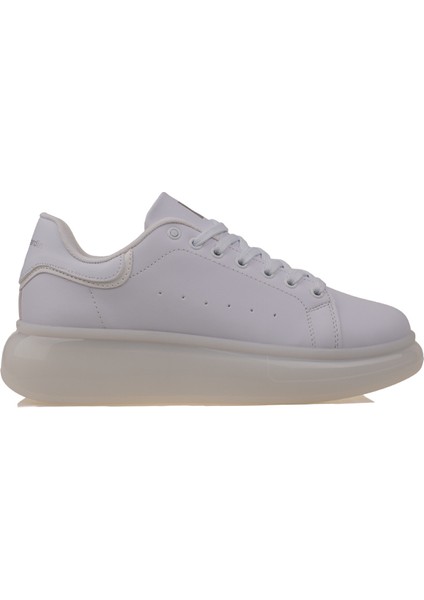 Beyaz Erkek Jel Taban Mevslimlik Sneaker