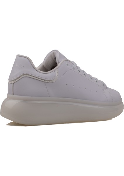 Beyaz Erkek Jel Taban Mevslimlik Sneaker