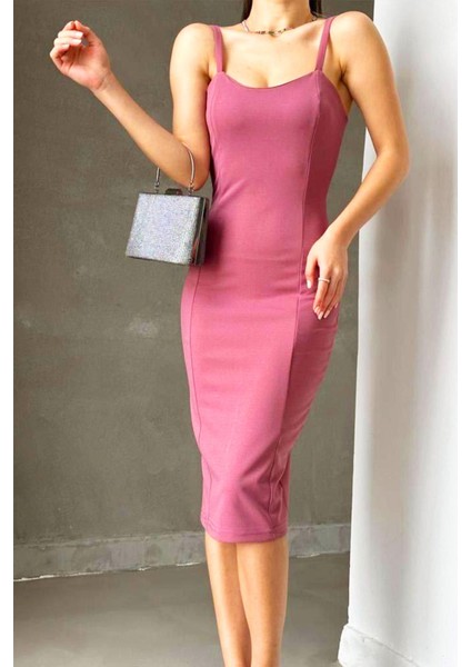 Askılı Kalem Elbise modelleri