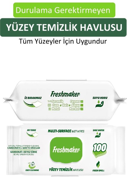 Yüzey Temizlik Havlusu 100 x 2 = 200 Yaprak