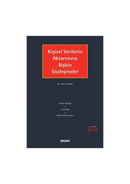 Kişisel Verilerin Aktarımına İlişkin Sözleşmeler - Tuba Yılmaz