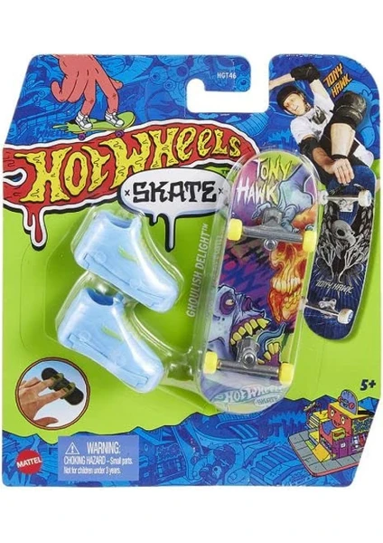 Hot Wheels Skate Parmak Kaykay ve Ayakkabı Paketleri HNG45