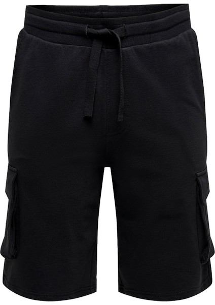 Rahat Siyah Erkek Şort Onskendrıck Chıno Sweatshorts