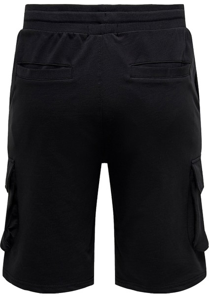 Rahat Siyah Erkek Şort Onskendrıck Chıno Sweatshorts