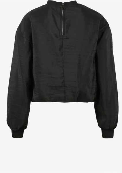 Bisiklet Yaka Düz Siyah Kadın Bluz A3WL-BLZ1 fiyatları