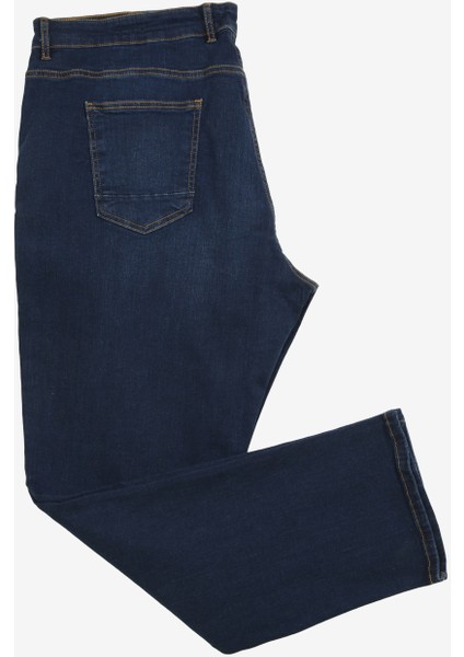 Normal Bel Normal Paça Relaxed Mavi Erkek Denim Pantolon Luther-O-U fiyatları