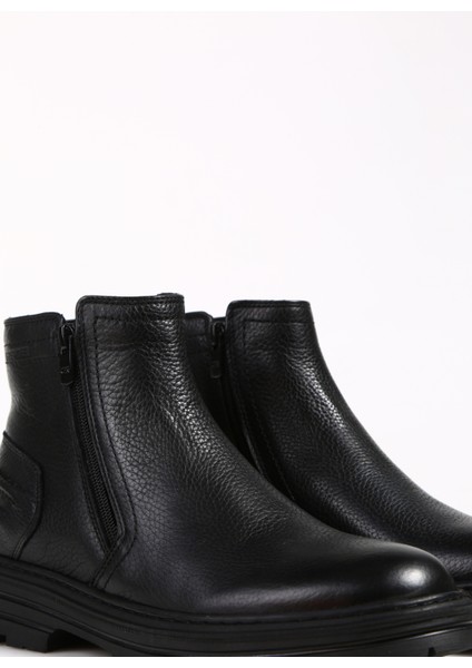 Deri + Tekstil Siyah Erkek Bot 75169 Mr Klasık Bot (S) indirimleri