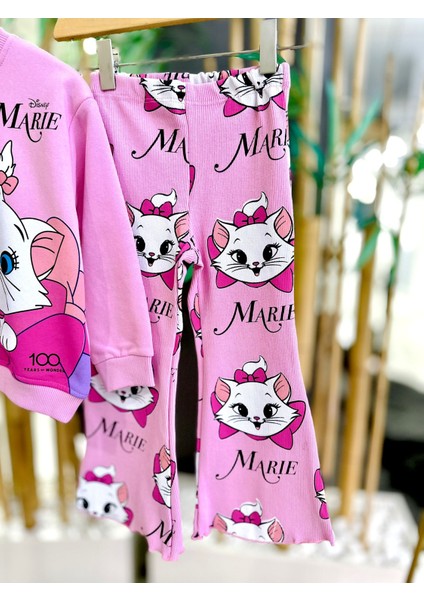 Sevimli Kedicik Marie Alt Üst Takım - Pembe indirimleri