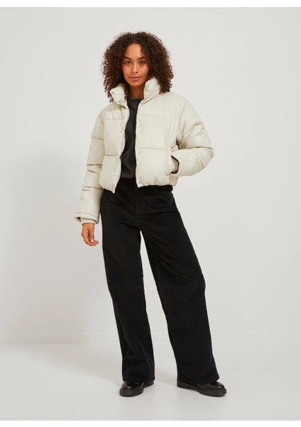 Kırık Beyaz Kadın Mont Jxbreezy Faux Leather Short Jkt Otw