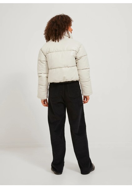 Kırık Beyaz Kadın Mont Jxbreezy Faux Leather Short Jkt Otw