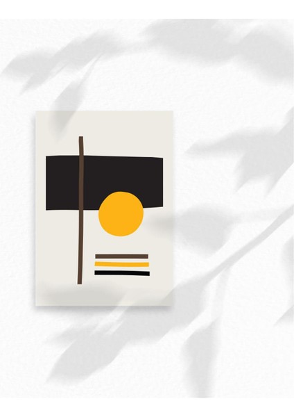 Geometrik Şekilli A4 Duvar Posteri-3 fiyatları