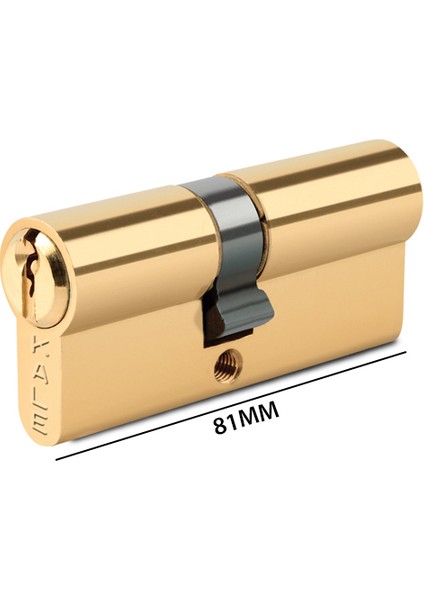 Kale Standart Silindir Çelik Pimli - Nikel - 81MM - ( 26+10+45 )