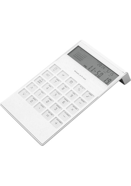 Zaykd LCD Hesap Makinesi - Beyaz (Yurt Dışından)