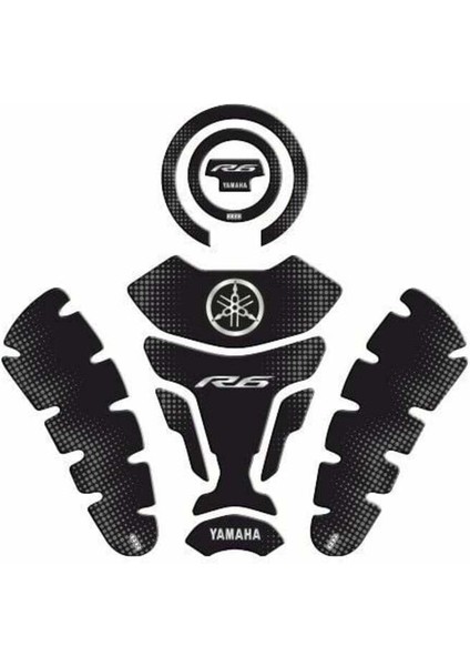 Yamaha R6 Uyumlu Tank Pad Set 001