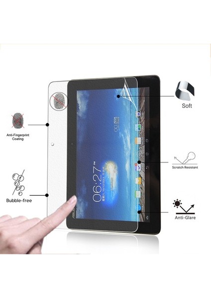 Samsung Galaxy Tab A SM-T550 9.7 9h 330 Derece Bükülür Nano (Temper + Japon Silikon) Ekran Koruyucu
