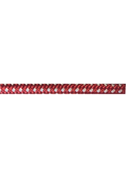 Rope Renkli Iskota Halatı 10 mm Kırmızı-Beyaz