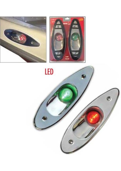 Gömme Burun Feneri Takım LED 12V