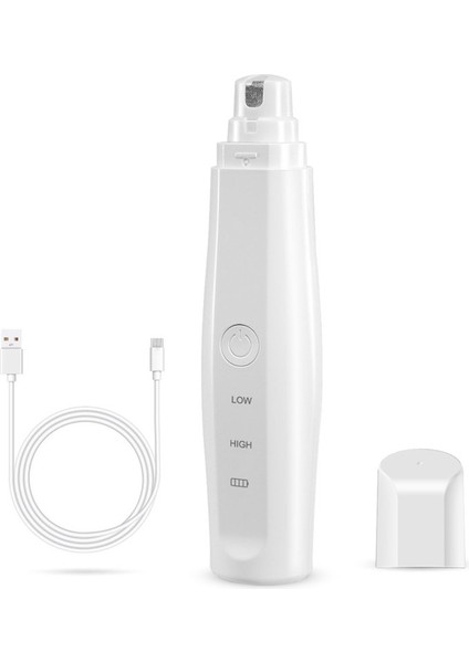Şarj Edilebilir Elektrikli Tırnak Cli Clipper 2 Hızlı Düzeltici Düzeltici USB Evcil Hayvan Tırnak Pet Aksesuarları (Yurt Dışından)