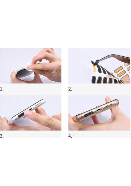 9 Takım 18 Adet Adet Cep Telefonu Hoparlörü Için Toz Önleyici Sticker-Telefon Hoparlör Koruyucu 1.6 Cm-2.2 cm